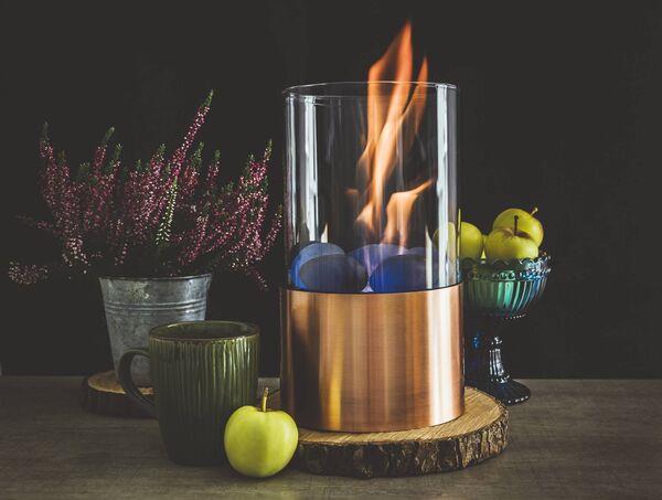 Bioethanol fire features can be used in a closed-off fireplace. File picture Bioethanol fire features can be used in a closed-off fireplace. File picture